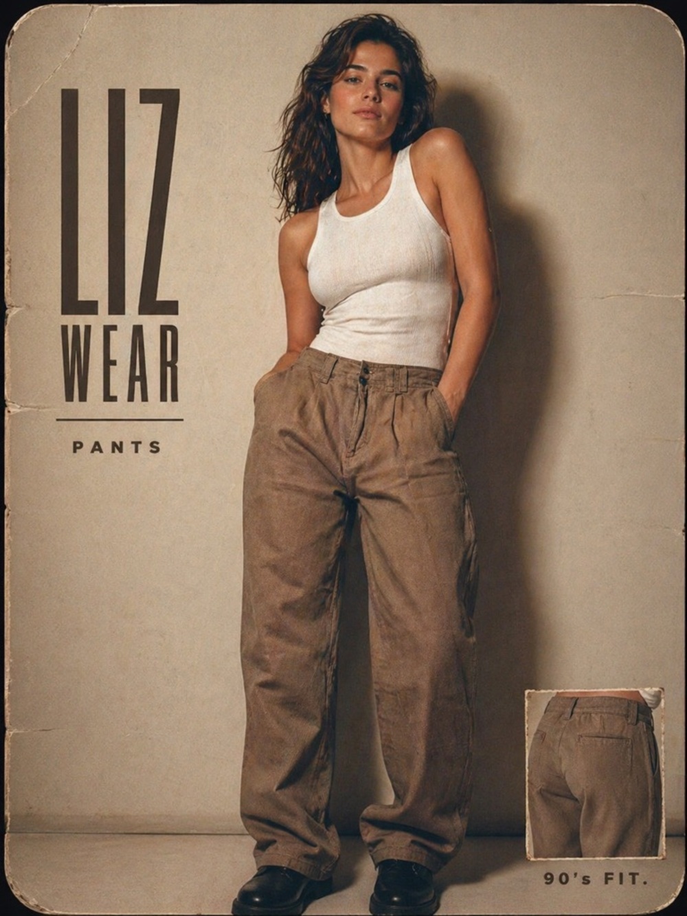 Liz‎ wear vintage pants size 12 100% cotton